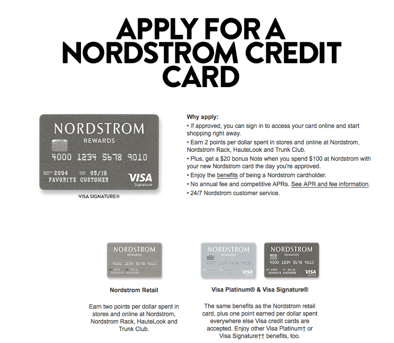 Nordstrom Credit Card