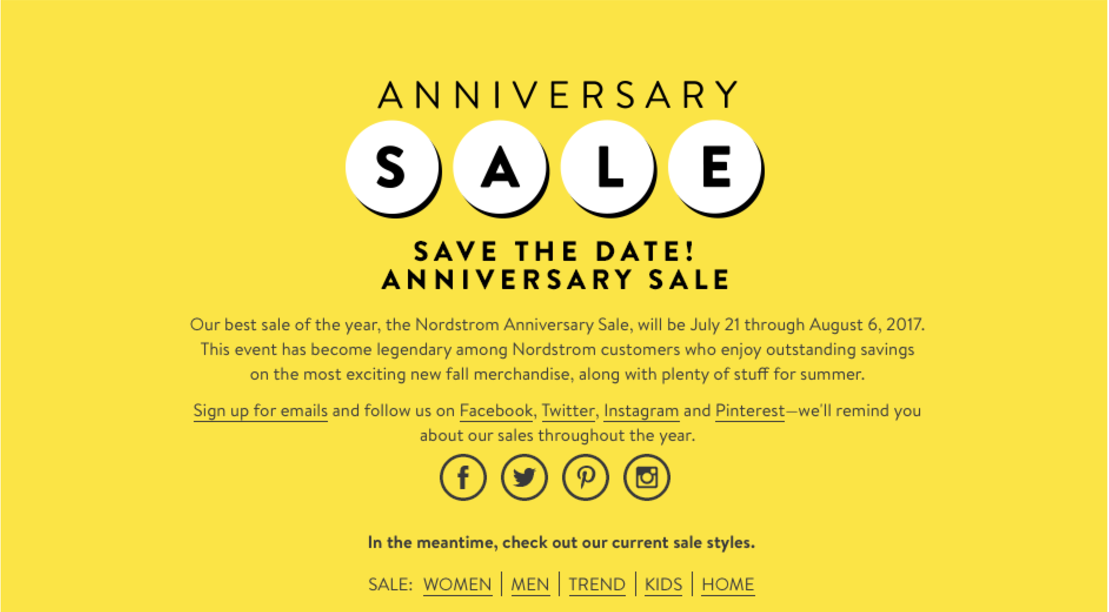 Nordstrom Anniversary Sale