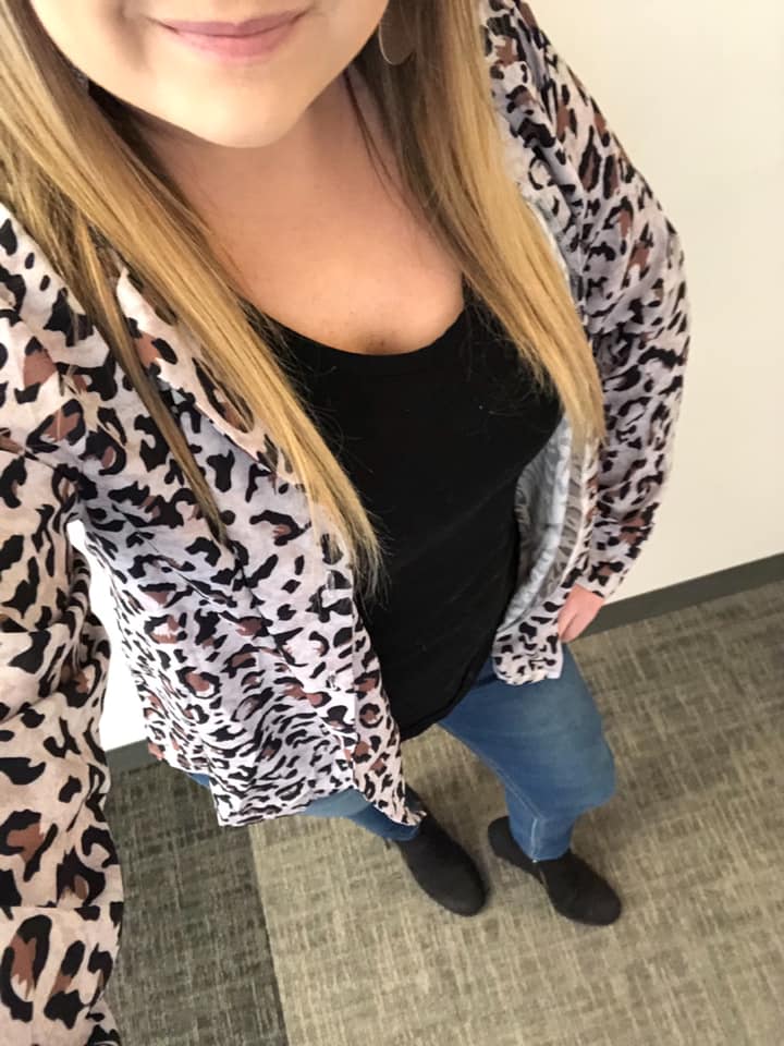 Amazon Leopard Top